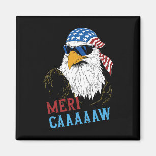 Imã Mericaaaaaw Eagle Mullet 4 De Julho Americano