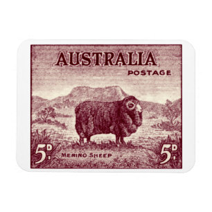 Ímã Merino Sheep australiano de 1934