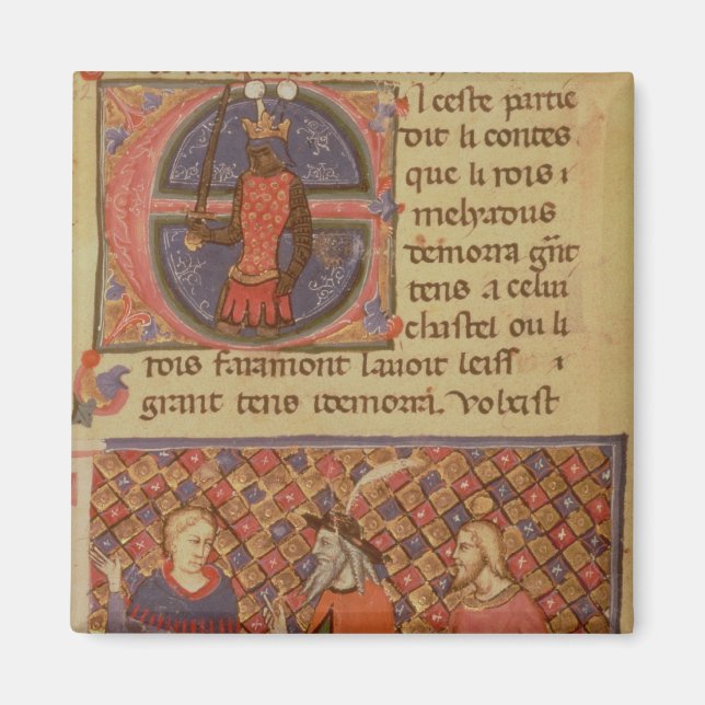 Imã Merlin tutoring Arthur (Frente)