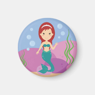 Imã Mermaid garota submarina