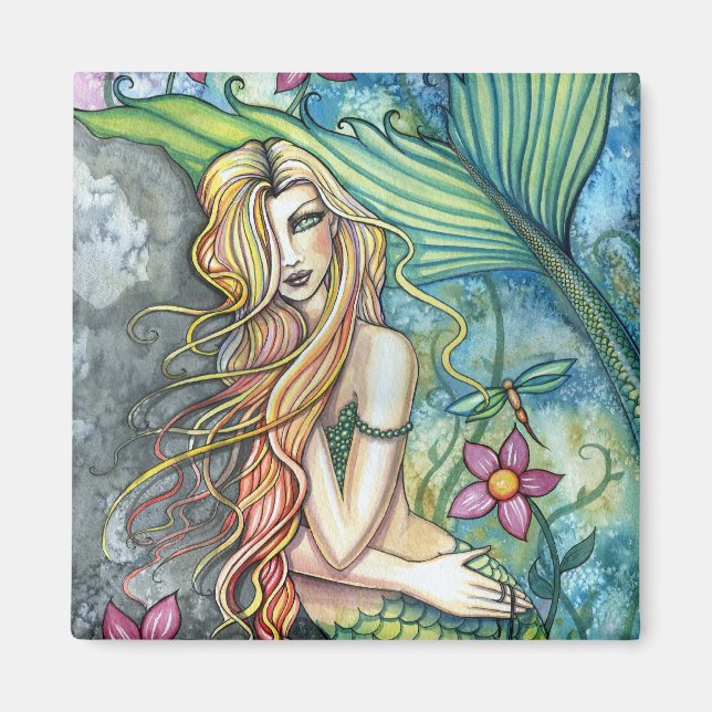 Imã Mermaid Magnet por Molly Harrison (Frente)