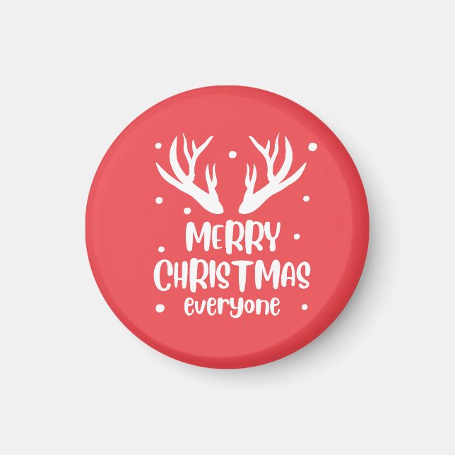 Imã Merry Christmas Everyone (Frente)