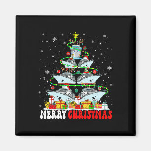 Imã Merry Christmas Reindeer Elf Papais noeis Navios D