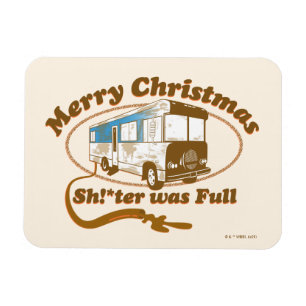 Ímã Merry Christmas Sh!*ter was Full
