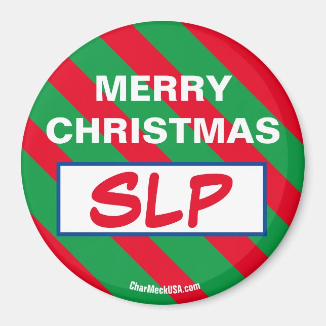 Imã MERRY CHRISTMAS SLP Refrigerator Magnet (Frente)