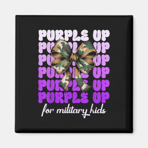 Imã Mês Da Garota Militar Roxo Para Mil