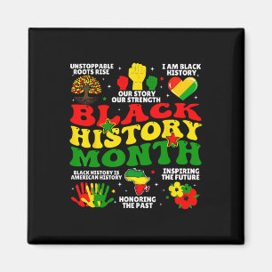 Imã Mês da História Afro-Americana Homens Orgulhosos M