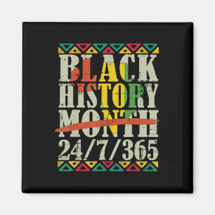 Imã Mês da História Negra 247365 Com Bandeira do Mapa