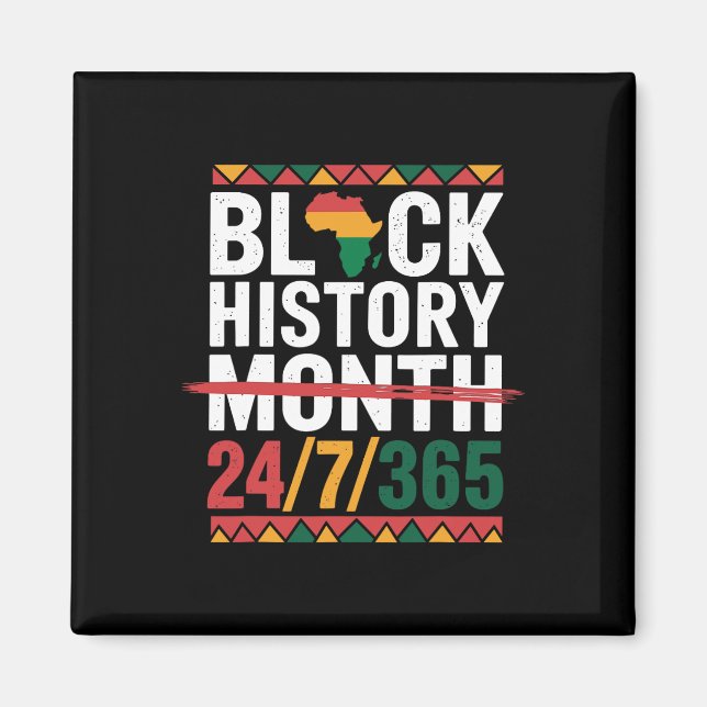 Imã Mês da História Negra 247365 Orgulho da Melanina A (Frente)