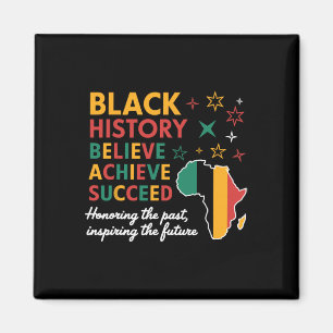 Imã Mês da História Negra Acredite Alcançar Ter Sucess