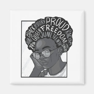Imã Mês da História Negra Afro-Americano Celebridade C