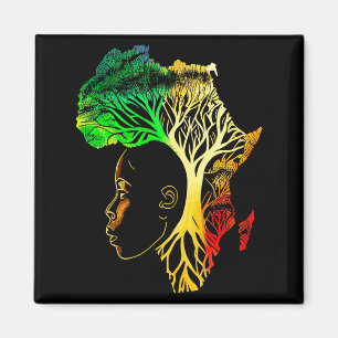 Imã Mês da História Negra Ancestrais Afro-Americanos R