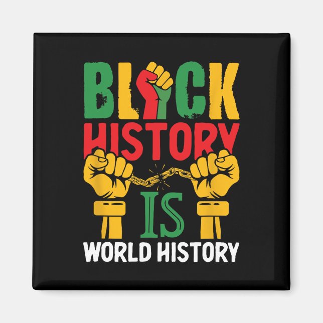 Imã Mês da História Negra É História Mundial  (Frente)