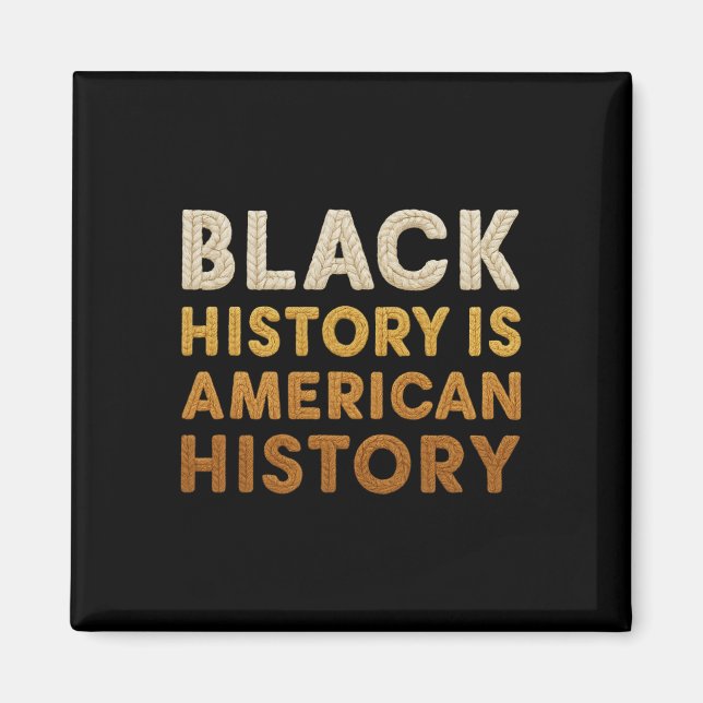 Imã Mês da História Negra é Mês da História Americana  (Frente)