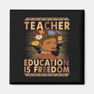 Imã Mês da História Negra Educação É Liberdade Chá Pre