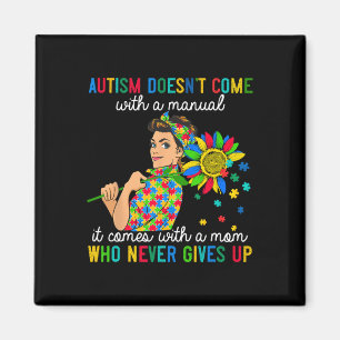 Imã Mês de Conscientização do Autismo Familiar Não Vem