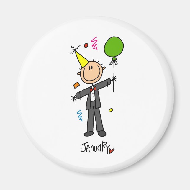 Imã Mês de janeiro (Frente)