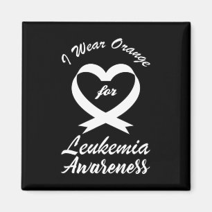 Imã mês de sensibilização para a leucemia Orange Ribbo