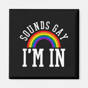 Imã Mês do Orgulho Gay Soa Arco-íris Gay Engraçado Cit