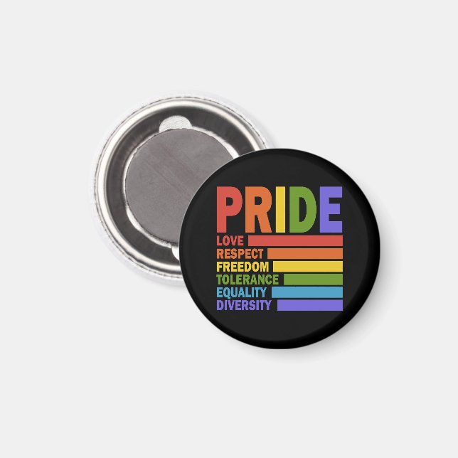 Imã Mês do Orgulho LGBT (Front/Back)