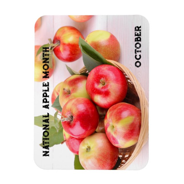 Ímã Mês Nacional da Apple de outubro (Vertical)