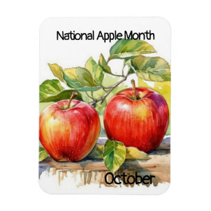 Ímã Mês Nacional da Apple de outubro