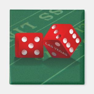 Imã Mesa Com O Dice Las Vegas