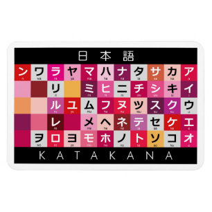 Ímã Mesa japonesa dos Katakana