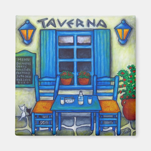 Imã Mesa para dois na Grécia do ímã (Frente)