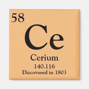 Imã Mesa Periódica Cerium