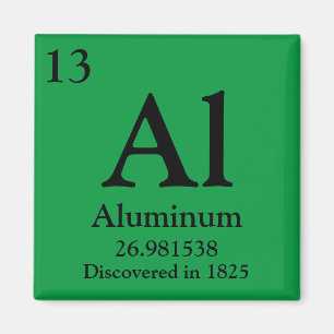 Imã Mesa periódica de alumínio