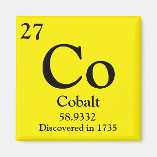 Imã Mesa periódica de cobalto