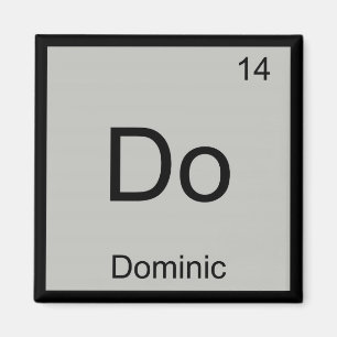 Imã Mesa Periódica do Elemento de Química de Nome Do