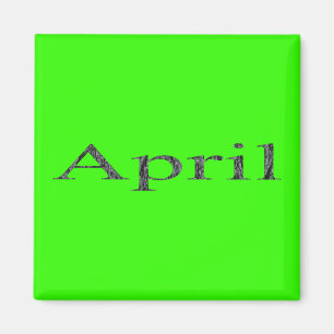 Imã Meses do ano - abril