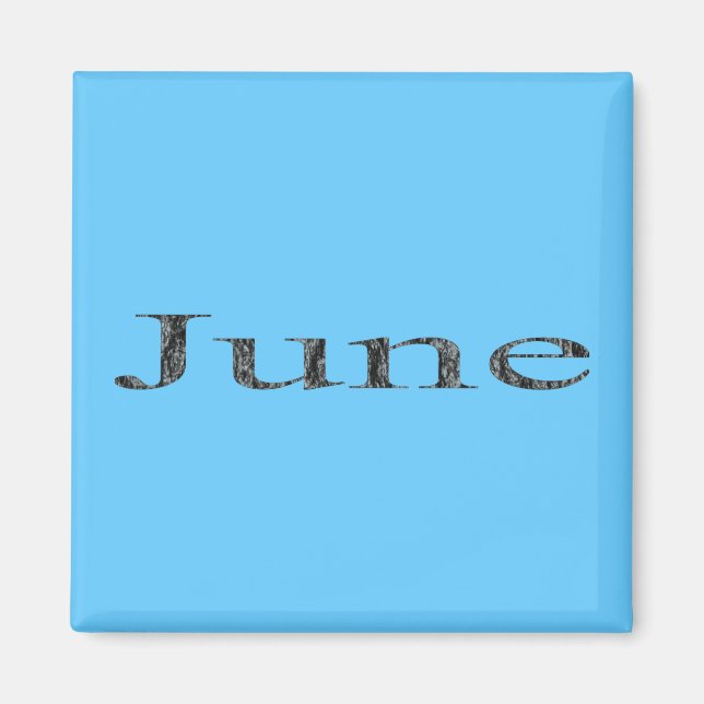 Imã Meses do Ano - junho (Frente)