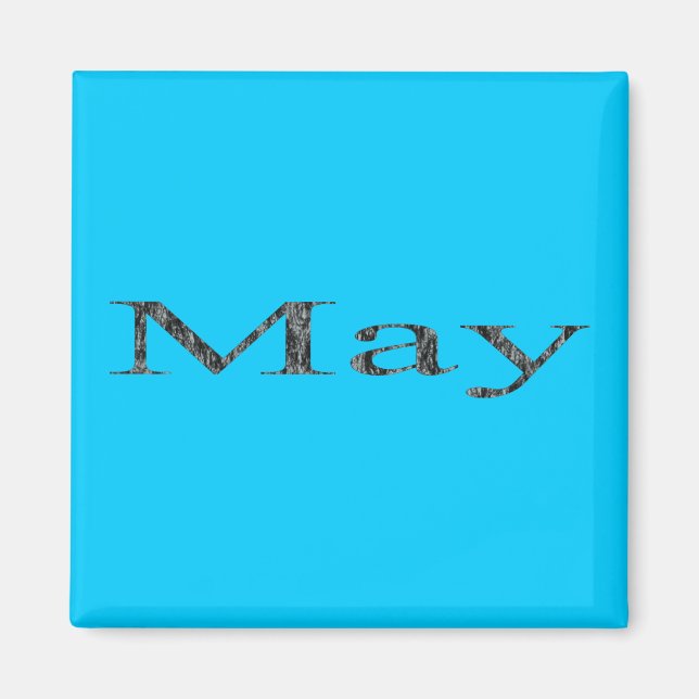 Imã Meses do Ano - maio (Frente)