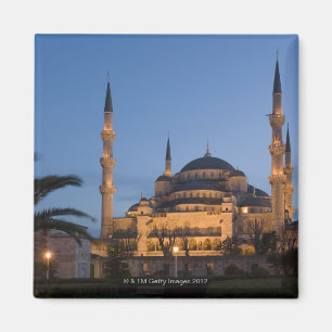 Imã Mesquita azul, área de Sultanhamet, Istambul,
