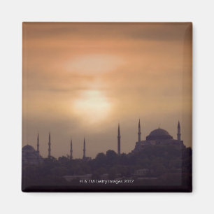Imã Mesquita azul e Hagia Sophia Turquia, Istambul