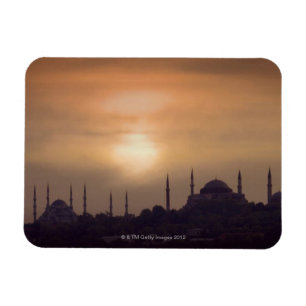Ímã Mesquita azul e Hagia Sophia Turquia, Istambul
