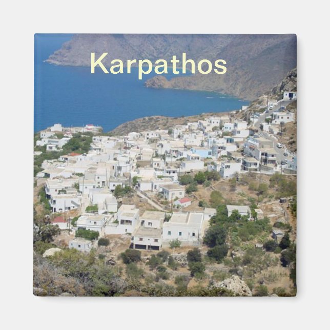 Imã messochori karpathos grécia magnet (Frente)