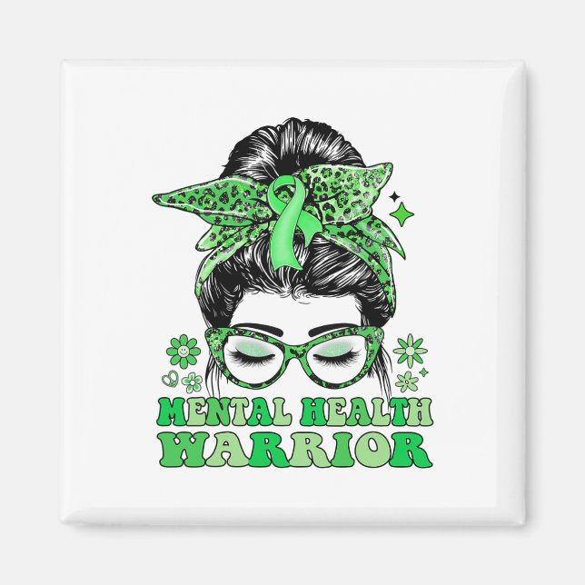 Imã Messun Leopard Fita Verde Fita Mental Warri (Frente)