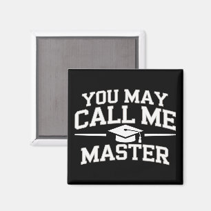 Imã Mestrado Engraçado MBA Educação Graduação