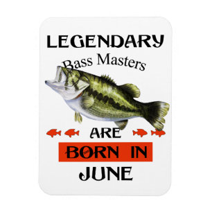 Ímã Mestrados Legendários de Bass são Nasceres em ju