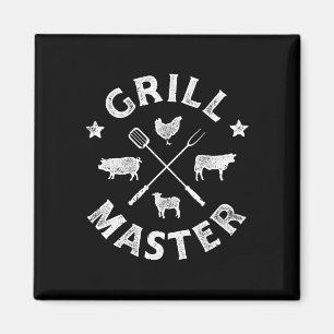Imã Mestre Da Churrasqueira Porco Engraçado Bbq Churra