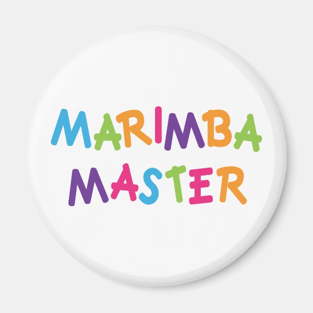 Imã Mestre Marimba Cute (Frente)