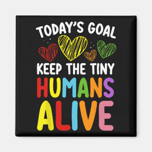 Imã Meta do Dia Manter o Humano Minúsculo Vivo Dia Cat