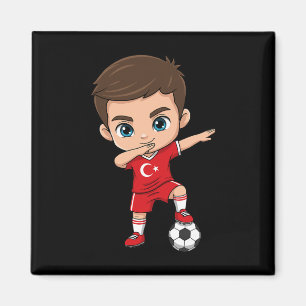 Imã Meta Turca do Kid Dab Objetivo Desenho Bandeira Tu
