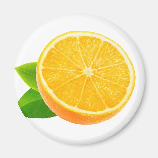 Imã Metade da fruta laranja (Frente)