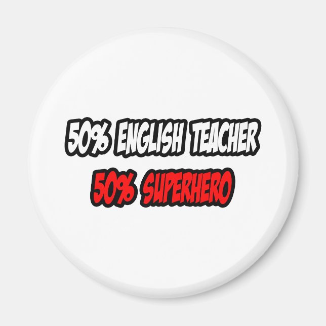 Imã Metade do professor de inglês... meio super-herói. (Frente)