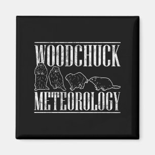 Imã Meteorologia do Ground Hog Woodchuck _3 